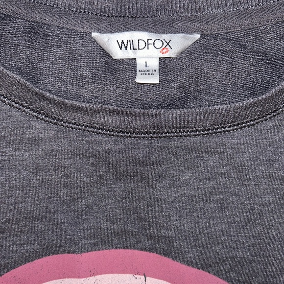 WILDFOX SWEATSHIRT LARGE - Picture 3 of 4